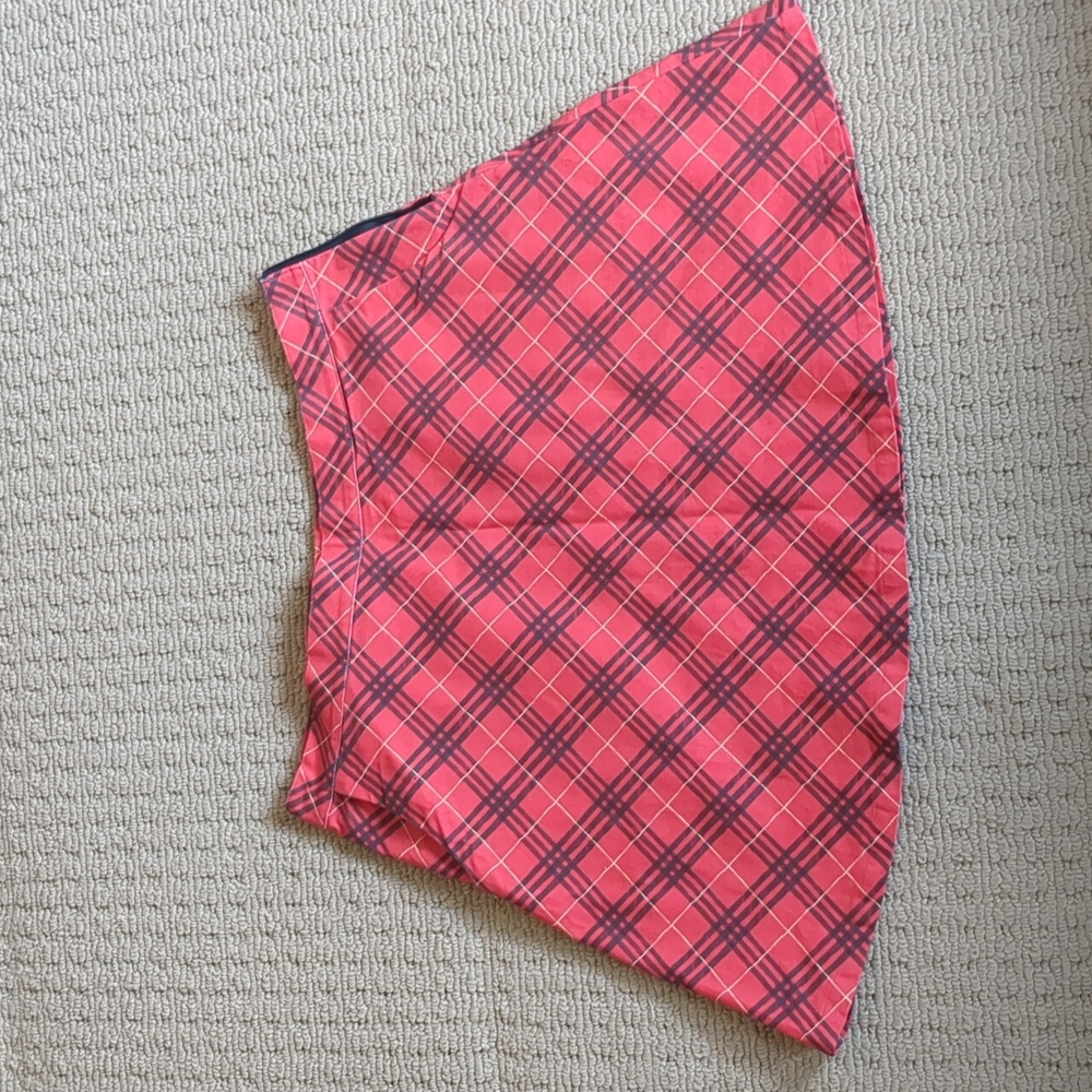 Tuesday Bassen Clambake Red Plaid Skirt
